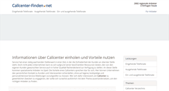 Desktop Screenshot of callcenter-finden.net