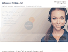 Tablet Screenshot of callcenter-finden.net